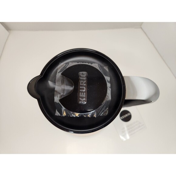 New Keurig 2.0 32oz Black K-Carafe Plastic Coffee Pot Chrome Handle NWT - Picture 2 of 7